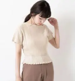 kastane メッシュワンショルtee