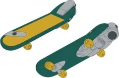 もみじ様専用 江戸川コナン ターボエンジン付きスケボー