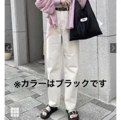 配色ステッチハイウエストストレートパンツ[gm296]
