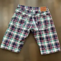リーバイス503 チェック柄 ショートパンツ W32L13