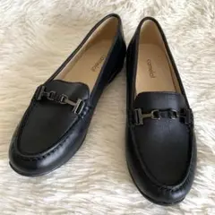 未使用品❣️リーガル Camelot ビット付きモカシンシューズ　 黒　22.5