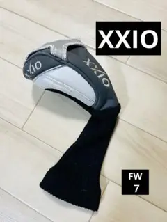 XXIO ヘッドカバー グレー ブラック　7番