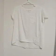 Flourish ホワイト Tシャツ スパンコール付き