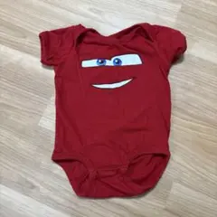 ディズニー キャラクターロンパース 12M 赤