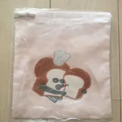 パンどろぼう刺繍 巾着袋 KADOKAWA バンダイ