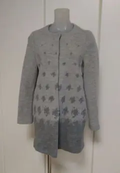 ★美品★ラピーヌ★ラピーヌ ブランシュ★千鳥柄★グレー★
