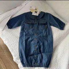 新品タグ付き　デニム　カバーオール　ロンパース