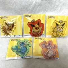 ポケモン アクリルキーホルダー 5種コンプリートセット 第1弾 ファミマ