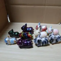 流体アート　垂らしアート　コーギー　10個セット売り