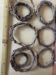 アケビ円形リング 8個セット