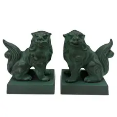⭐️30-狛犬 置物 2体セット　ペーパーウェイト