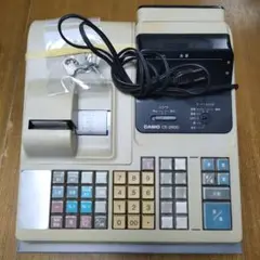 CASIO CE-2600 レジスター　通電　動作　取説　ロール用紙
