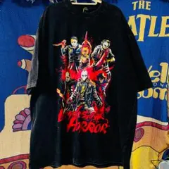ホラー Tシャツ メンズ 殺人鬼 犯罪者 恐怖 悪との戦い キャラクター