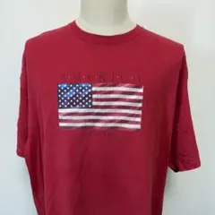 USA製 SONOMA 星条旗プリントTシャツ XXL 2004 j-139
