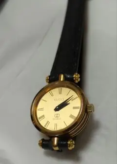 ♥グッチ腕時計シェリーライン 稼働品 ベルト新品 GUCCI腕時計