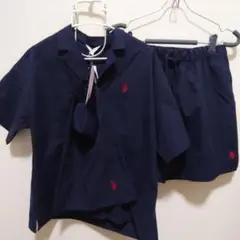 U.S. POLO ASSN. ネイビーセットアップ M　3点セット　水陸両用
