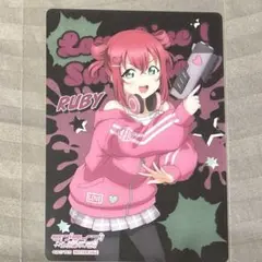 黒澤ルビィ お台場 クリアブロマイド ラブライブ サンシャイン キャラカフェ