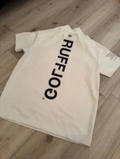 RUFFLOG ロゴ入りシャツ サイズS クリーム