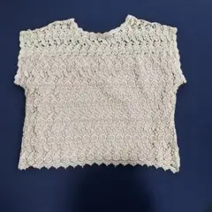 総レース トップス 半袖