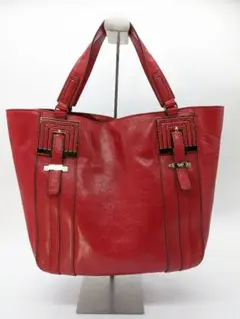 【良品】ANYA HINDMARCH ハンドバッグ 本革 赤