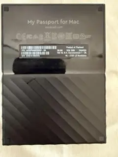 My Passport for Mac WDBP6A0020BBK [ブラック]