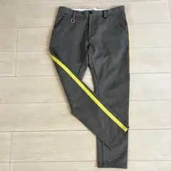 Liss ストレッチ　テーパードパンツ　ラインパンツ