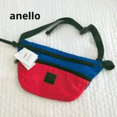 【新品】anello アネロ ウエストポーチ ボディバッグ 男女兼用