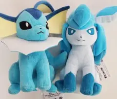 【2種セット】ポケットモンスター　もふぐっとぬいぐるみ　シャワーズ　グレイシア