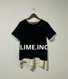 LIME.INC ライムインク レディース フェイクレイヤード Tシャツ F