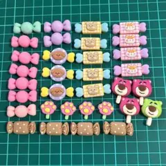 キャンディ型デコパーツ33個セット, おまとめ買いがお得♡50円引き～♪