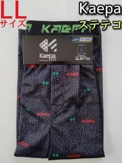 Kaepa ステテコ LL メンズ サイズ 前開き 7分丈 吸汗速乾 ブラック