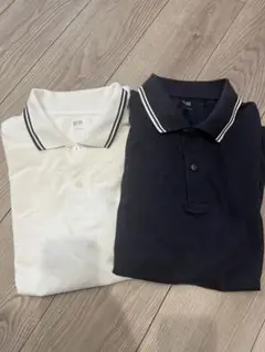 ユニクロ　UNIQLO ポロシャツ　2枚セット　ライン