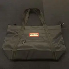 美品　HUNTER 黒　トートバッグ　ショルダー　ボストンバッグ　大きめ