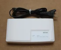 BUFFALO スイッチングハブ 8ポート LSW3-TX-8NPWH 中古品