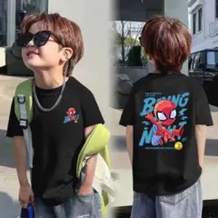 スパイダーマン　可愛いトップス　半袖