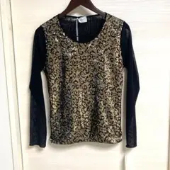 MOU デザイン長袖ブラウス