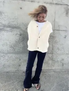 RITA モコモコボタンベスト