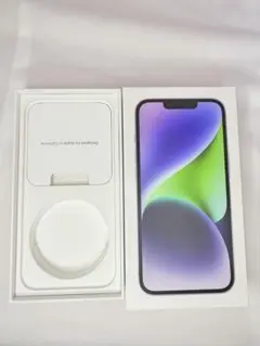 」iPhone 14 パープル 空箱 付属品無し 即買い⭕️