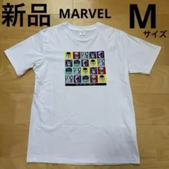 MARVELマーベル　スパイダーマン　HERO Tシャツ　メンズ　半袖　白M新品