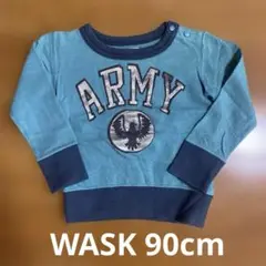 WASK BEBE プリント長袖トレーナー 90cm