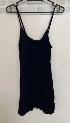 ◯週末特価●MOUSSY●黒ボタン付き キャミ●フリーサイズ ●