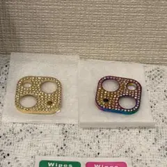 iPhone15 / iPhone15Plus カメラフィルム 2枚 キラキラ