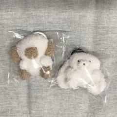 じょせまる ぬいぐるみ ガチャガチャ　2種セット　らて　耳伸び