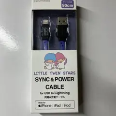キキ＆ララ　USB Lightning 同期＆充電ケーブル