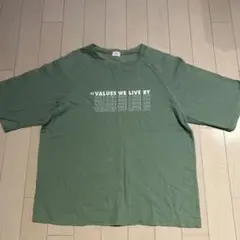 オリーブグリーン ラグランスリーブTシャツ