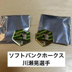 【匿名】0 川瀬晃選手　記念品　限定　ピンバッジ　非売品　オリジナルピンバッジ