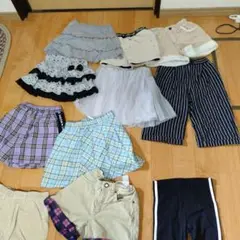 女の子　スカート　ハーフパンツ　トップス等まとめて28点セット