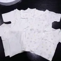 短肌着 コンビ肌着 50-60サイズ 4枚セット