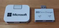 【Microsoft・TS-1328】と【ダイソー】USBハブ