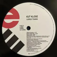 Kut Klose Lovely Thang 12インチRemix R&B